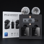 Premium F11-2 Wireless Microphone – Dual Mic 2.4GHz Noise Reduction - Image 2
