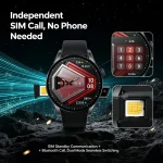 BW16 Smart Watch with SIM Support, Camera, App Notification & Stylish Round Display - Image 3