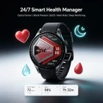 BW16 Smart Watch with SIM Support, Camera, App Notification & Stylish Round Display - Image 4