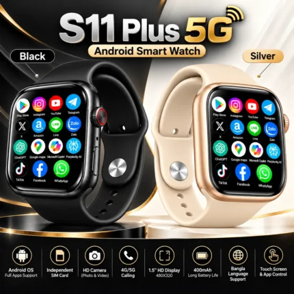S11 Plus Android Smart Watch | 32GB Ram & 256 GB Rom