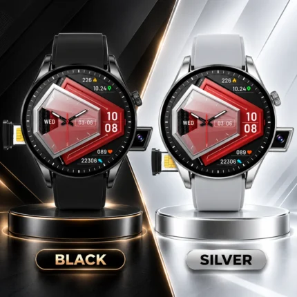 BW16 Smart Watch with SIM Support, Camera, App Notification & Stylish Round Display