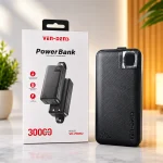 VEN-DENS 30000mAh 22.5W Fast Charging Power Bank with Built-in Type-C & Lightning Cables | Model VD-PB062