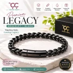 Legacy Bracelet Black with FREE Apple AirPods Pro – 2nd Generation | Premium Black Stainless Steel Men's Bracelet - Image 2